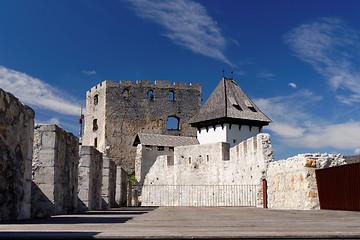 Image showing Courtyard of Celje medieval castle in Slovenia