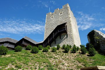 Image showing Keep tower of Celje medieval castle in Slovenia