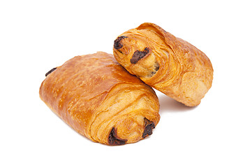 Image showing Croissants with chocolate 