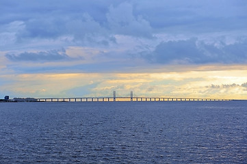 Image showing Oresund bridge 