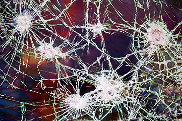 Image showing Broken glass