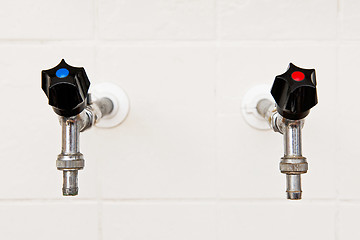 Image showing Water taps