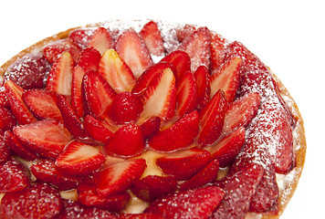 Image showing Cake with strawberries