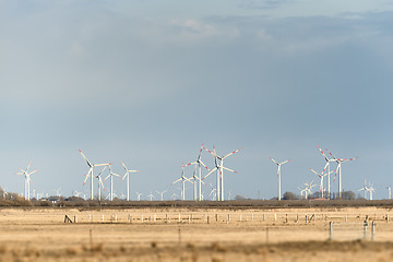 Image showing Windmills in northern Germany