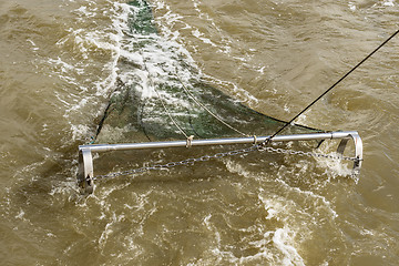 Image showing fishing net in action