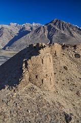 Image showing Fortress ruins in Tajikistan