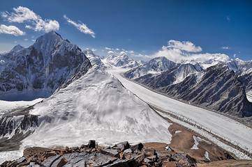 Image showing Glacier in Tajikistan