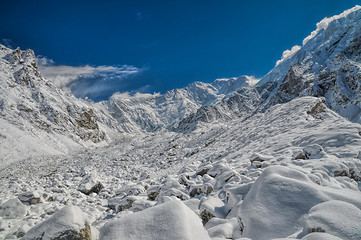 Image showing Himalayas near Kanchenjunga