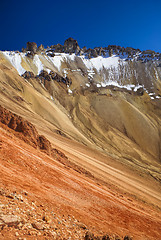 Image showing Colored mountain