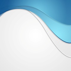 Image showing Corporate vector background with waves