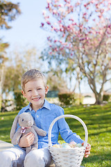 Image showing boy at easter time