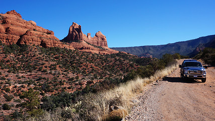 Image showing Wilderness of Rocky Mountain in Arizona, USA