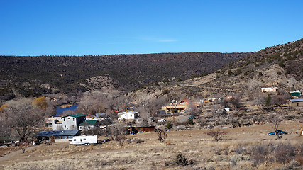 Image showing The scenic view of the Rio Grande Gorge National Park        