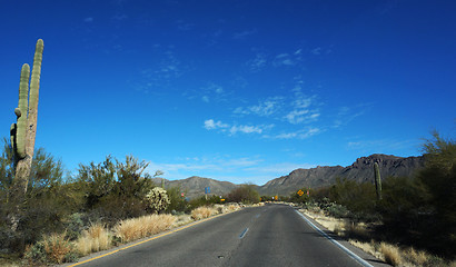 Image showing Desert road