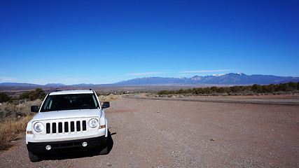 Image showing Truck and highway in Arizona, USA