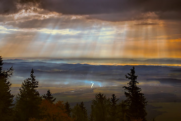 Image showing God rays