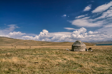 Image showing Yurts in Kyrgyzstan