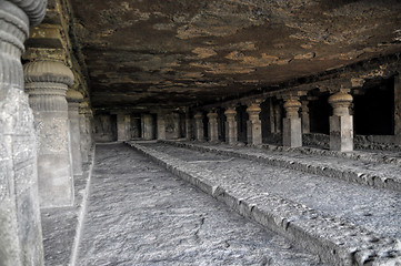 Image showing Ellora caves in India