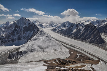 Image showing Fedchenko glacier in Tajikistan