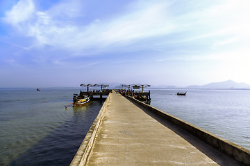 Image showing Koh Mook Island Pier.