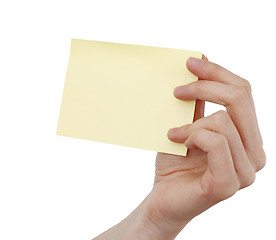 Image showing One Post it