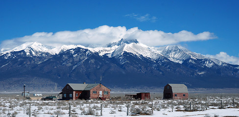 Image showing Urban view of Colorado in winter