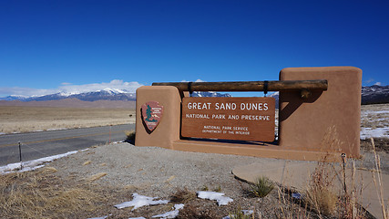 Image showing Great Sand Dunes National Park and Preserve, Colorado