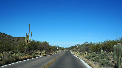 Image showing Road in the dessert