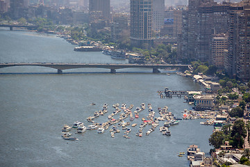 Image showing Aerial view of Cairo