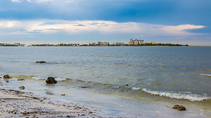 Image showing Sunset on Fort Myers Beach