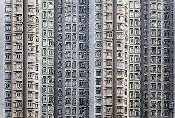 Image showing Old apartments in Hong Kong