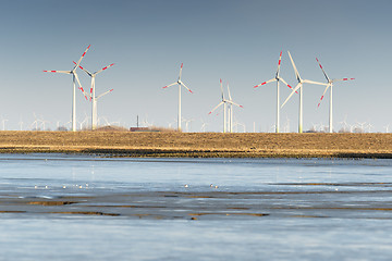 Image showing Windmills in northern Germany