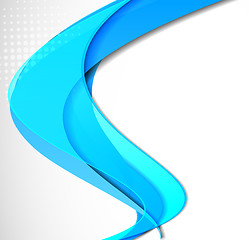 Image showing Abstract wavy