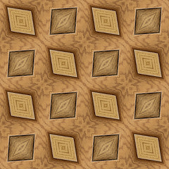 Image showing Wooden Seamless Pattern