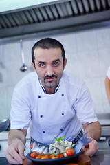 Image showing chef preparing food