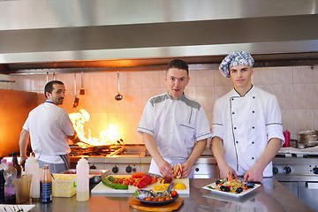 Image showing chef preparing food