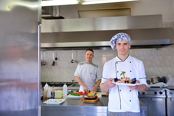 Image showing chef preparing food