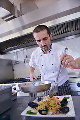 Image showing chef preparing food