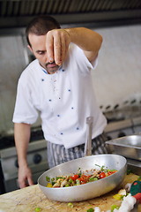 Image showing chef preparing food