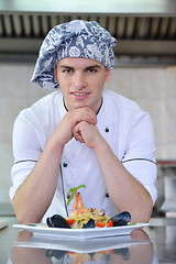 Image showing chef preparing food