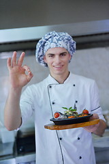 Image showing chef preparing food