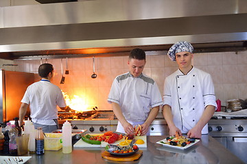 Image showing chef preparing food