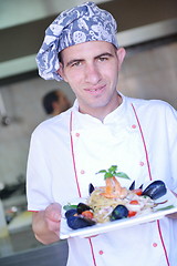 Image showing chef preparing food