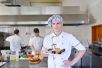 Image showing chef preparing food