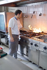 Image showing chef preparing food