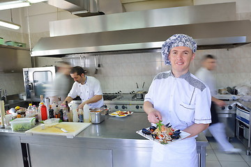 Image showing chef preparing food