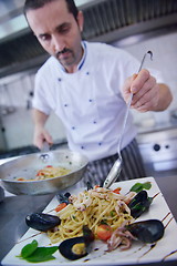 Image showing chef preparing food