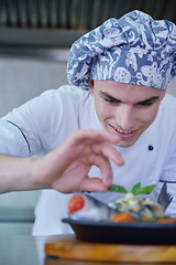 Image showing chef preparing food