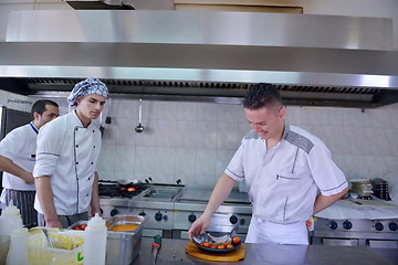 Image showing chef preparing food