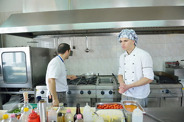 Image showing chef preparing food